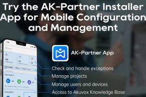 Випуск мобильного приложения AK-Partner от Akuvox - упрощает настройку устройств, обслуживание и управление проектами умной домофонии!