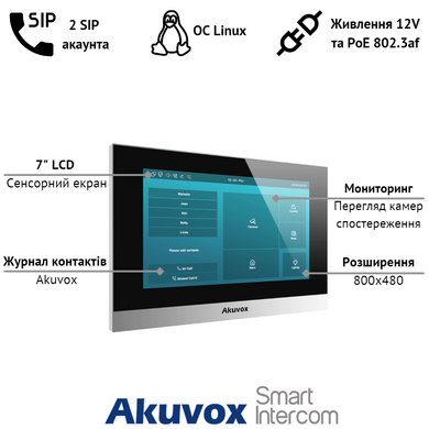 C313S - 7" SIP домофон на Linux